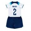 England Kyle Walker #2 Hjemmedraktsett Barn VM 2022 Kortermet (+ korte bukser)